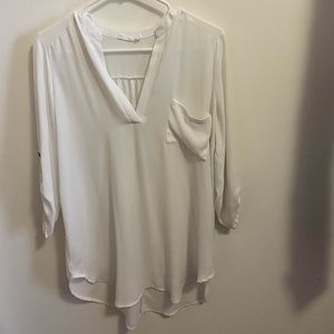 White lightweight blouse